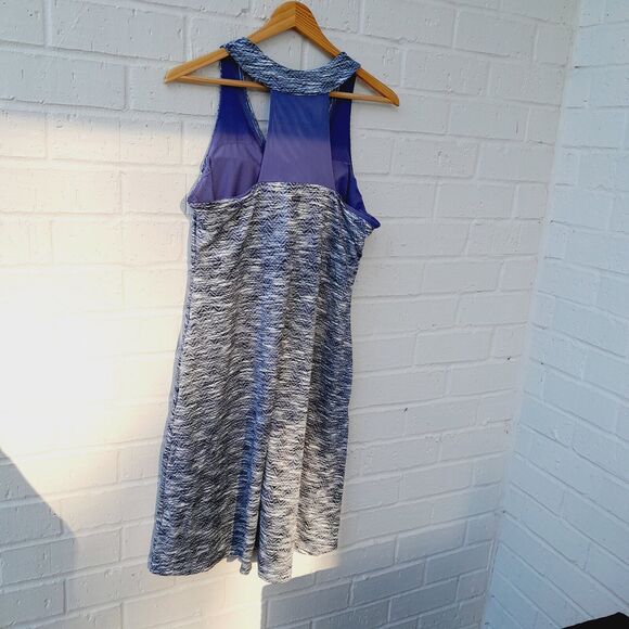 MPG Leisure Tennis Golf Dress Shelf Bra Halter Mesh Racer Back Athletic Sz:L - Picture 2 of 9